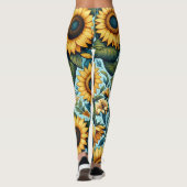 Sommer/Sonnenblumen/ Leggings (Rückseite)