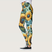 Sommer/Sonnenblumen/ Leggings (Links)