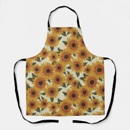 Sommer Sonnenblumen Schürze
