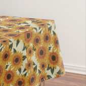 Sommer-Sonnenblumen Tischdecke (Beispiel)