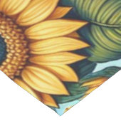Sommer/Sonnenblumen/Vogel Tischdecke (Schrägansicht)