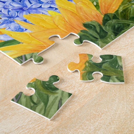 Sommer-Sonnenblumengarten Litha Argerich Projekt Puzzle (Seite)