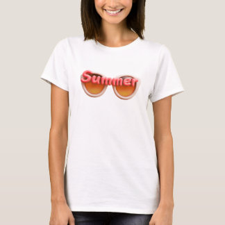 Sommer-Sonnenbrillen-Typografie-Design T-Shirt
