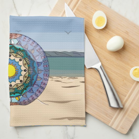 Sommer Sonnenschein Handtuch (Viertel Falte)