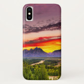 Sommer-Sonnenuntergang bei Snake River übersehen Case-Mate iPhone Hülle (Rückseite)