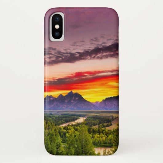 Sommer-Sonnenuntergang bei Snake River übersehen Case-Mate iPhone Hülle (Rückseite)