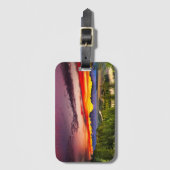 Sommer-Sonnenuntergang bei Snake River übersehen Gepäckanhänger (Vorderseite Vertikal)