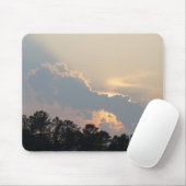 Sommer-Sonnenuntergang hinter einer einsamen Wolke Mousepad (Mit Mouse)
