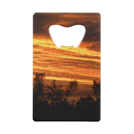 Sommer-Sonnenuntergang in Canberra doppelseitig Kreditkartenflaschenöffner