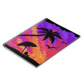 Sommer-Sonnenuntergang Notizblock (Linke Seite)