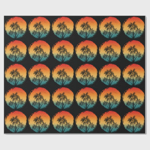 Sommer Sonnenuntergang Sonnenaufgang Urlaub Natur Geschenkpapier