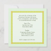 Sommer-Sonnenwende-Festival/Party lädt ein Einladung (Rückseite)