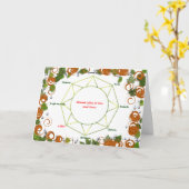 Sommer-Sonnenwende-Gruß-Karte Karte (Gelbe Blume)