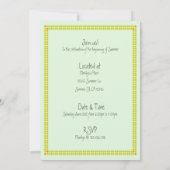 Sommer-Sonnenwende-Party Einladung (Rückseite)