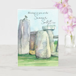 Sommer-Sonnenwende Stonehenge England Felsen Schwa Karte