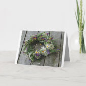 Sommer-Sonnenwendegrußkarte Karte (Rückseite)