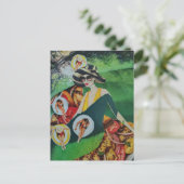 Sommer-Spaß-Collage Postkarte (Stehend Vorderseite)