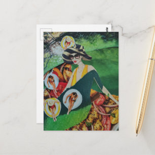Sommer-Spaß-Collage Postkarte
