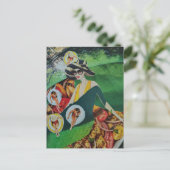 Sommer-Spaß-Collage Postkarte (Stehend Vorderseite)