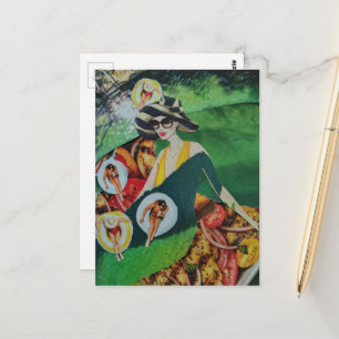 Sommer-Spaß-Collage Postkarte