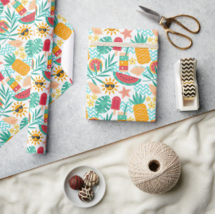 Sommer Spaß Geschenkpapier