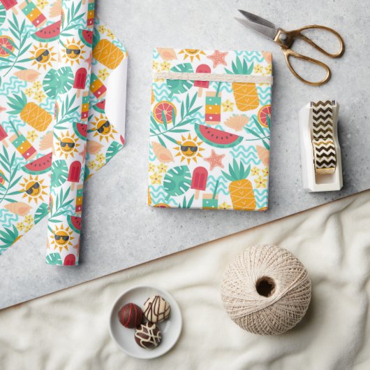 Sommer Spaß Geschenkpapier (Kunsthandwerk)
