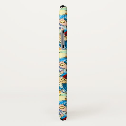 Sommer-Spaß-Muster | addieren Ihre Anfangs2 Case-Mate iPhone Hülle (Hinten/Rechts)