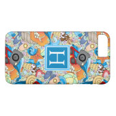 Sommer-Spaß-Muster | addieren Ihre Initiale Case-Mate iPhone Hülle (Rückseite (Horizontal))