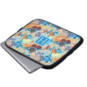Sommer-Spaß-Muster | addieren Ihre Initiale Laptopschutzhülle (Vorne Knopf)