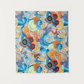 Sommer-Spaß-Muster Wandteppich (Vorderseite)