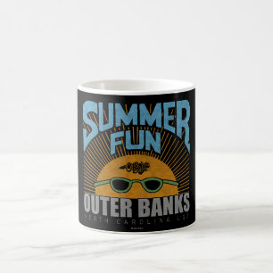 Sommer-Spaß OBX Outer Banks North Carolina Vintage Kaffeetasse