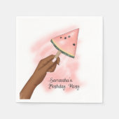 Sommer-Spaß-Strandparty Serviette (Vorderseite)