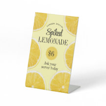 Sommer-Spezialität für alkoholisierte Limonade im