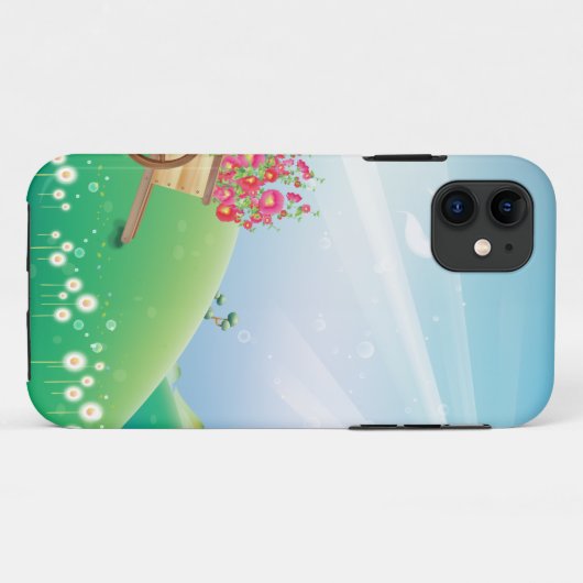 Sommer Spielspass Case-Mate iPhone Hülle (Rückseite (Horizontal))