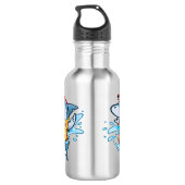Sommer-Splash Edelstahlflasche (Rückseite)