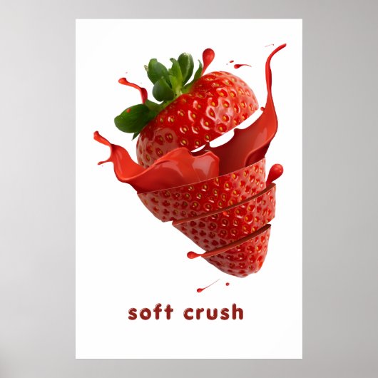 Sommer-Splash Obst Wandkunst Poster (Vorne)