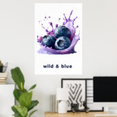 Sommer-Splash Obst Wandkunst Poster (Heimbüro)
