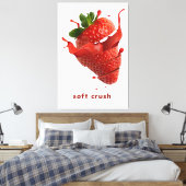 Sommer-Splash Obst Wandkunst Poster Leinwanddruck (Insitu (Schlafzimmer))