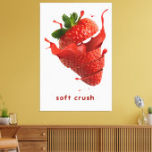 Sommer-Splash Obst Wandkunst Poster Leinwanddruck (Insitu (Wohnzimmer))