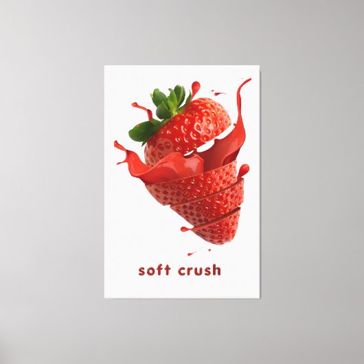 Sommer-Splash Obst Wandkunst Poster Leinwanddruck (Vorderseite)