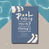 Sommer-Splash-Poolparty-Einladung Einladung