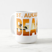 Sommer St. Augustine- Florida Kaffeetasse (Vorderseite Links)