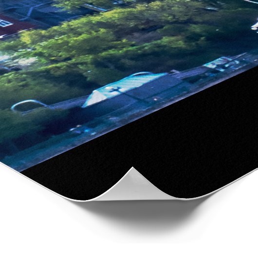 Sommer | Stadt Quebec Poster (Ecke)