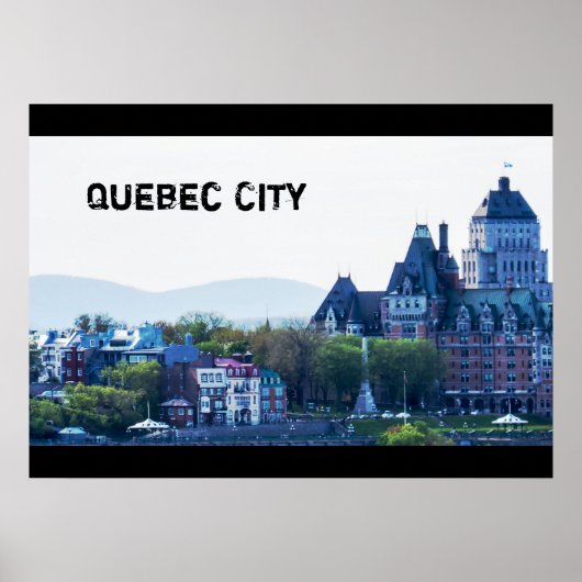 Sommer | Stadt Quebec Poster (Vorne)