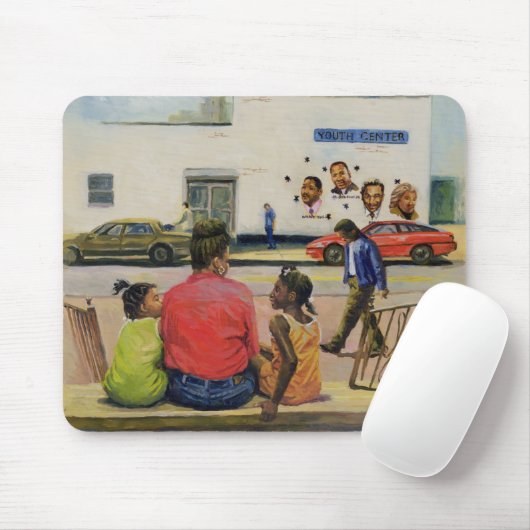 Sommer-StadtStoop 2000 Mousepad (Mit Mouse)