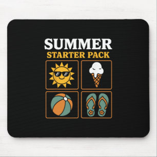Sommer Starter Pack Sonnen Flip Flops Ll Und Eiscr Mousepad