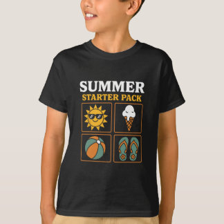 Sommer Starter Pack Sonnen Flip Flops Ll Und Eiscr T-Shirt