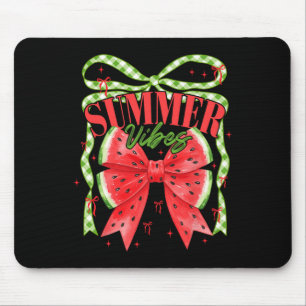 Sommer Stimmung Coquette Bogen Wassermelone Strand Mousepad