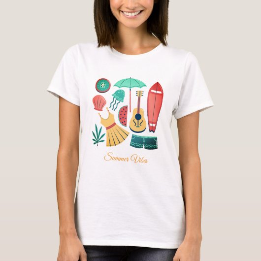 Sommer Stimmung Damen T-Shirt (Vorderseite)