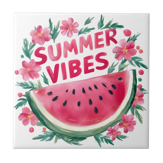 Sommer Stimmung Fliese (Vorderseite)